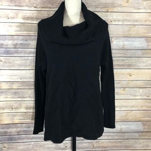 Chico’s Black Cowl Neck Sweater